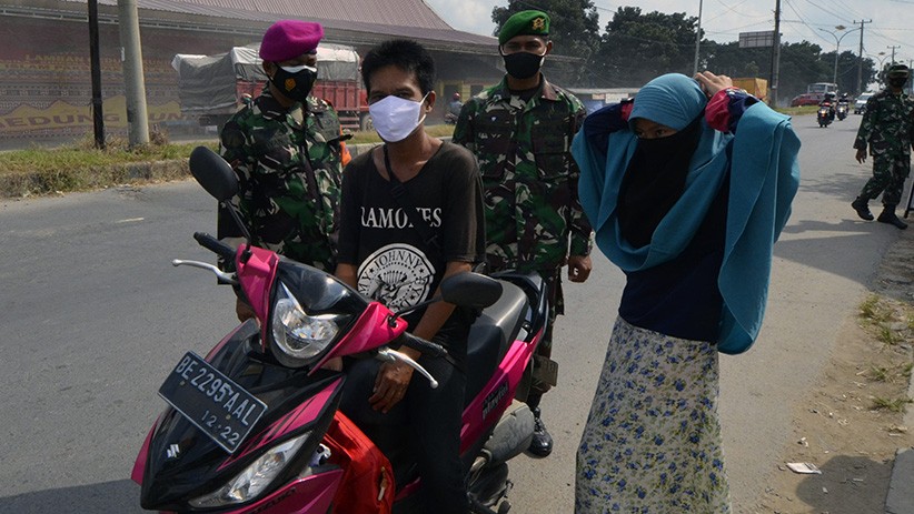 Satgas Covid-19 Sekat 5 Titik Pintu Masuk Bandar Lampung - Bagian 3