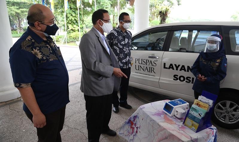 Bantu Tangani Covid-19, Puspas Unair Operasikan Mobil Layanan Sosial 