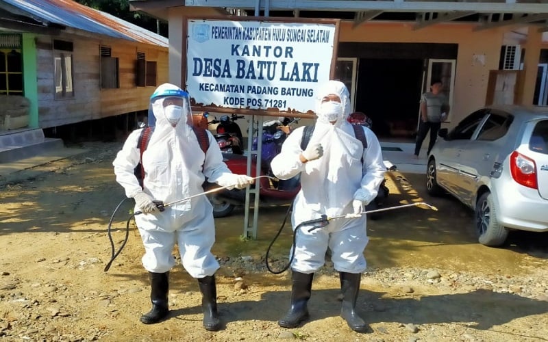 867 Desa di Kalsel Miliki Tim Relawan Lawan Covid-19