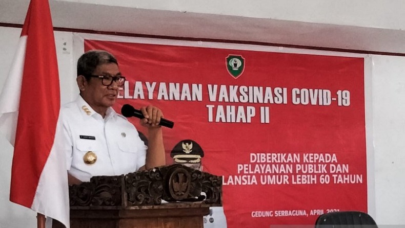 Lebih dari 2.000 Pelayan Publik dan Lansia di Malra Sudah Divaksin Tahap I