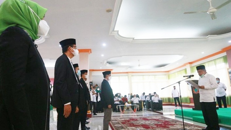 Jusuf Kalla Lantik Pengurus DMI Gorontalo, Nelson Pomalingo: Masjid Raya Segera Berdiri