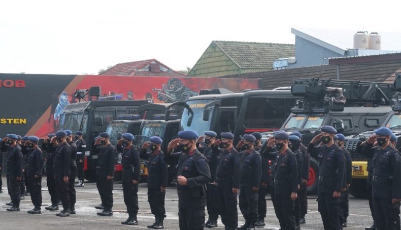 Satuan Teror dan Penjinak Bom Dikerahkan Amankan Hari Buruh di Lampung