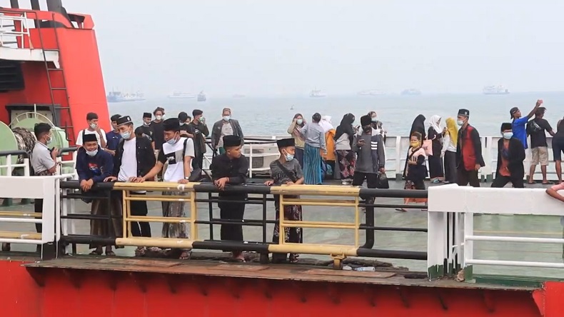  Lampung Mulai Kedatangan Pemudik dari Merak