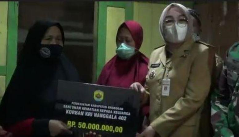 Pemkab Grobogan Jamin Biaya Pendidikan Anak 2 Prajurit TNI AL Kru KRI Nanggala-402 