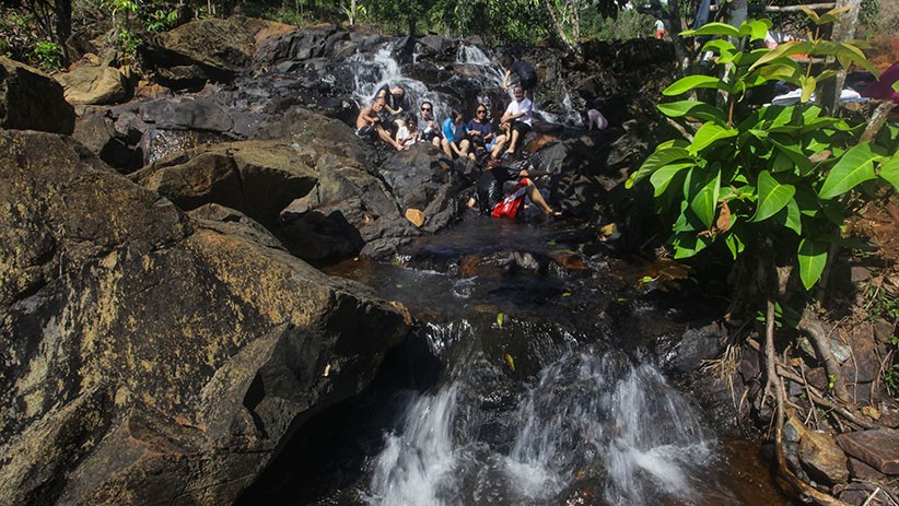 Wisata Air Terjun Janda Beranak Tiga Desa Kiram Banjar - Bagian 1