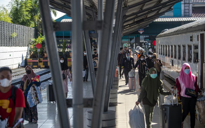  Begini Suasana Mudik Awal di Stasiun Kertapati Palembang - Bagian 1
