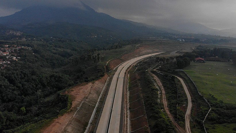 Foto Udara Progres Proyek Tol Cisumdawu - Bagian 1