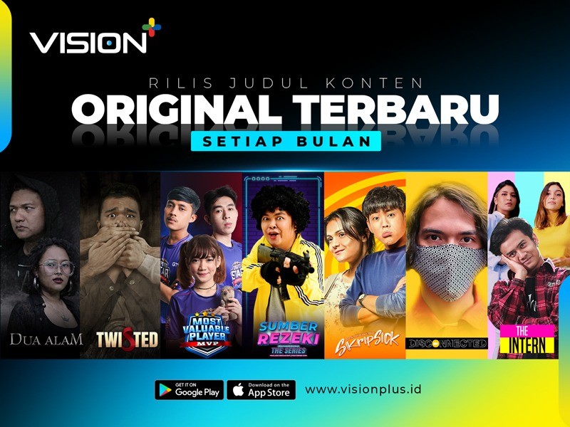 Makin Seru! Vision+ Rilis Judul Konten Original Terbaru Setiap Bulan Beragam Genre   