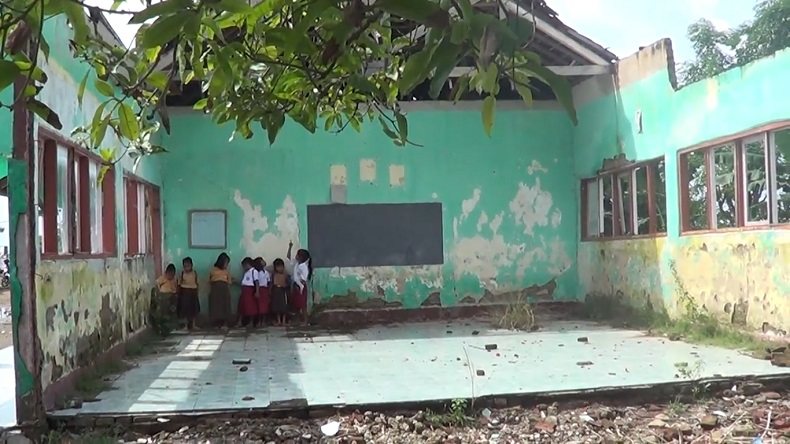  Sekolah Ambruk di Lombok Tengah Belum Diperbaiki sejak 2016
