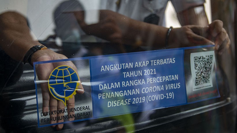 Dipasang Stiker, Bus-Bus Ini Boleh Bawa Penumpang Selama Larangan Mudik - Bagian 2