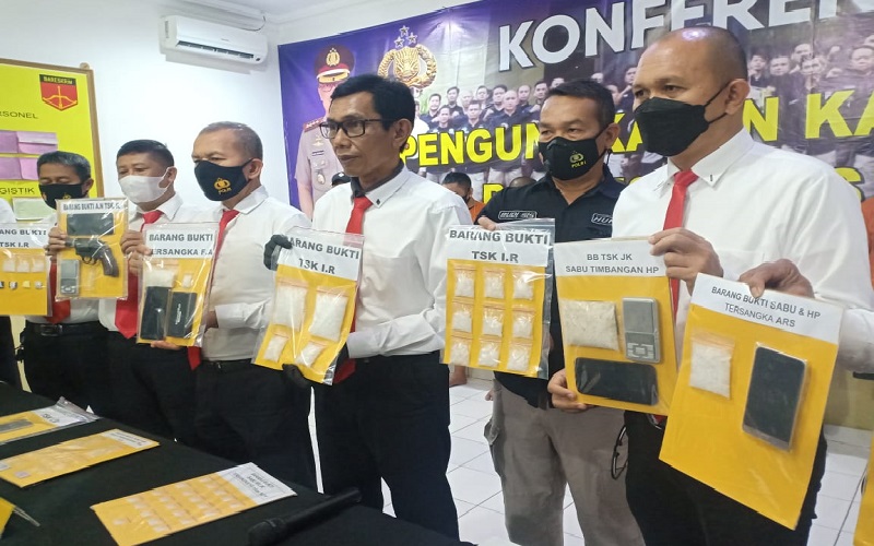 Sepekan Operasi, Polisi Ringkus 9 Pengedar Narkoba dan Sita 640 Gram Sabu