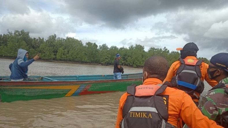 Penumpang Long Boat Terbalik di Perairan Sawaerma Asmat Ditemukan Meninggal