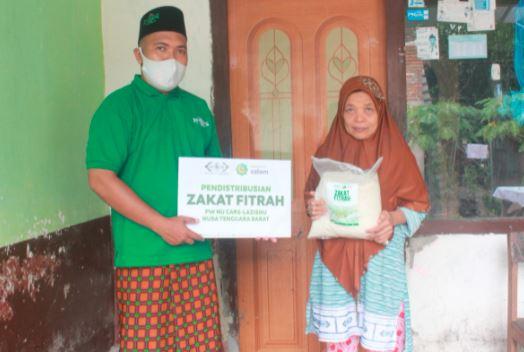 NU CARE-LAZISNU dan Tokopedia Salam Percepat Distribusi Zakat Fitrah ke Pelosok Negeri