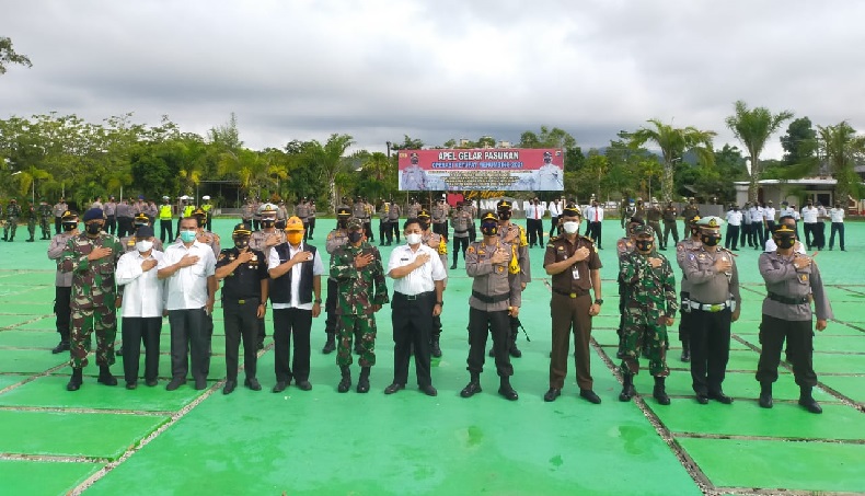 Polres Bangka Barat Gelar Apel Operasi Ketupat Menumbing 2021