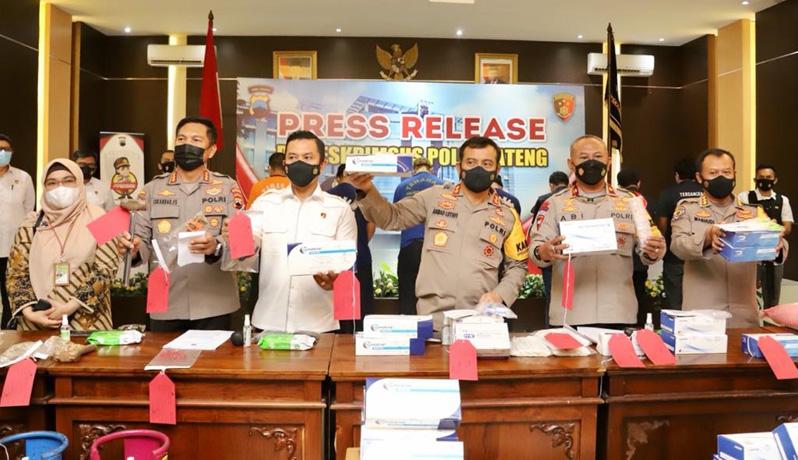 Nyamar Jadi Konsumen, Polisi Bongkar Peredaran Alat Rapid Antigen Tak Berizin di Jateng