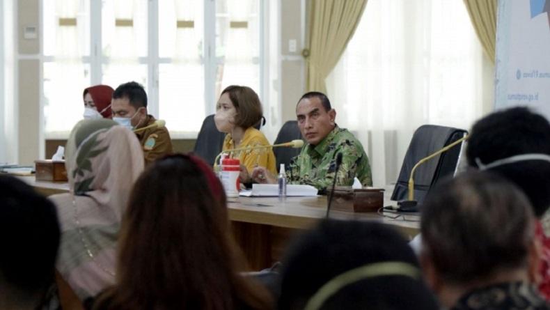 Edy Rahmayadi dan Pengelola RS se-Sumut Bahas Antisipasi Lonjakan Kasus Covid-19