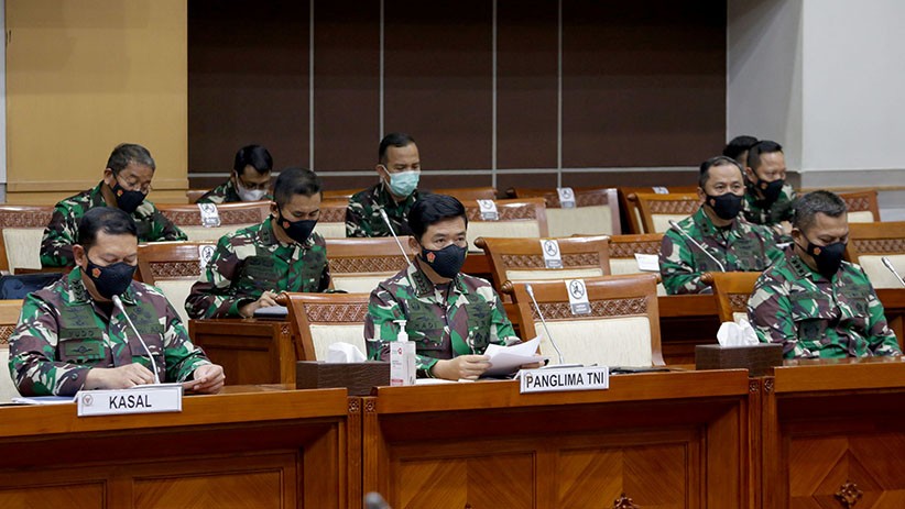 Panglima TNI bersama KSAL Ikuti Raker DPR Bahas Peristiwa KRI Nanggala Tenggelam - Bagian 1