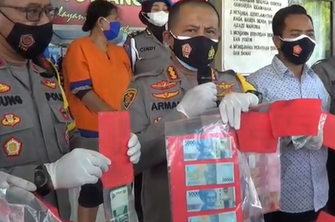 Modal Printer, IRT di Banyuwangi Produksi Uang Palsu Puluhan Juta Rupiah