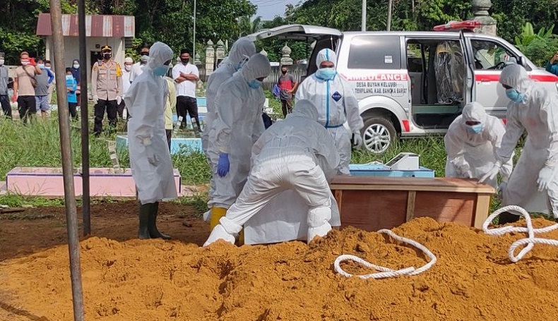 Kasus Covid-19 di Bangka Barat Mencapai 1.339, Seorang pengidap Virus Jenis Baru Meninggal      