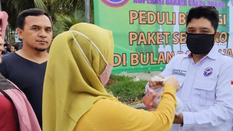 Berbagi Kebaikan Dpp Pemuda Perindo Bagikan 300 Paket Sembako Di Bekasi