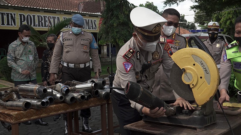 1,2 Juta Petasan Hasil Razia Dimusnahkan Polresta Banyumas