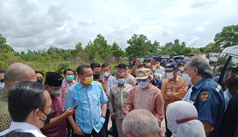 Pemkab Bangka Tengah dan PT Timah Rumuskan Rencana Penambangan di Kolong Marbuk 