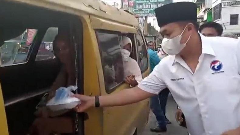 Perindo Langkat Bagikan 6.000 Takjil, 800 Paket Sembako dan Santuni Yatim Piatu