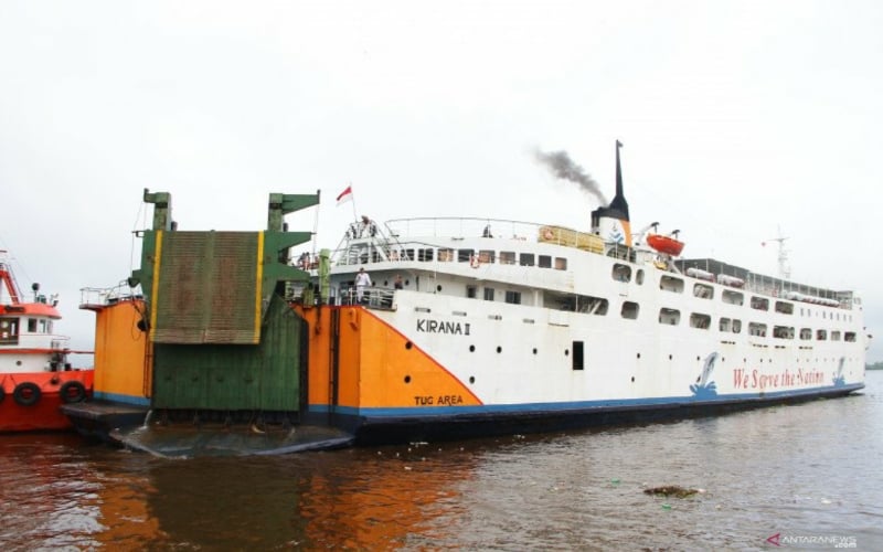 Kapal Dharma Lautan Utama Rute Banjarmasin-Surabaya Layani Truk Logistik Sampai H-2 Lebaran