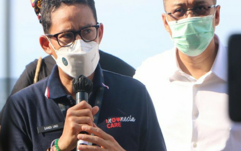 Kembali Kunjungi NTB, Sandiaga Uno Pastikan Eksistensi Pariwisata 3 Gili di Lombok Utara