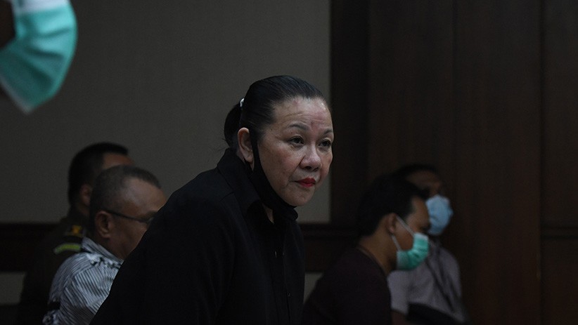 Bobol Uang Rp1,2 Triliun, Begini Ekspresi Maria Pauline Lumowa - Bagian 2