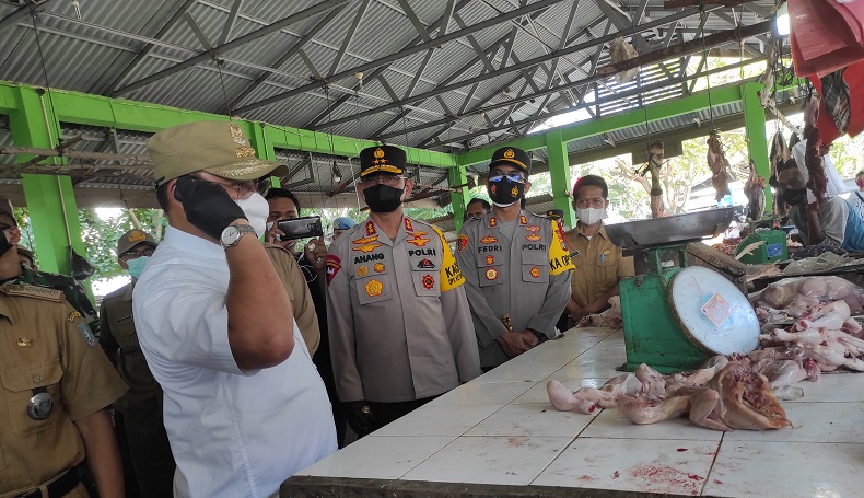 Gubernur Babel Minta Harga Daging Ayam di Pasar Muntok Rp35.000 per Kilogram