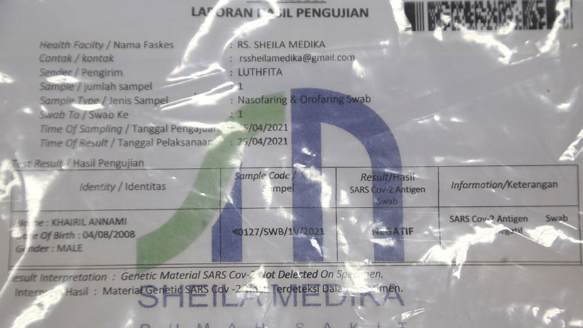 Sindikat Pemalsu Hasil Rapid Test Antigen Ditangkap Polda Jatim - Bagian 2