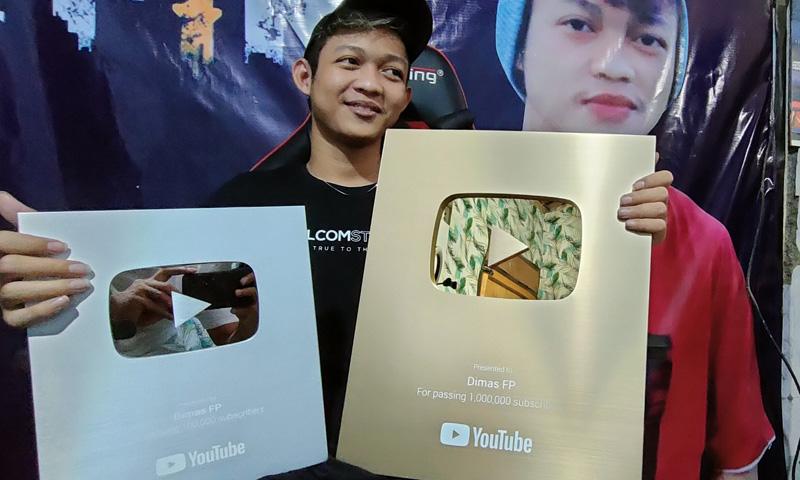Cerita Dimas FP, YouTuber asal Rembang yang Sukses Raih 1,2 Juta Subscriber