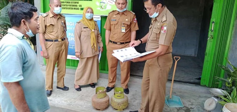 Atasi Kelangkaan Tabung Gas Melon, Pemkab Lampung Utara Tambah Kuota 16.800 Tabung