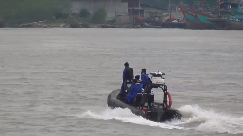 Cegah Pemudik Melalui Jalur Laut, Polda Sumut Gelar Patroli di Pesisir Belawan