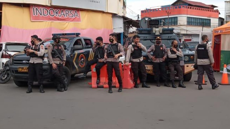 Polres Kotamobagu, TNI dan Instansi Perkuatan Personel di Pos-Pos Pengamanan