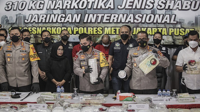Penampakan Barang Bukti 310 Kg Sabu Jaringan Internasional - Bagian 1