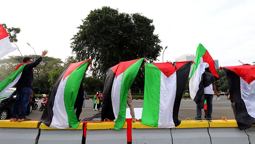 Solidaritas untuk Palestina di Kedubes AS, Kutuk Aksi Brutal Israel - Bagian 3