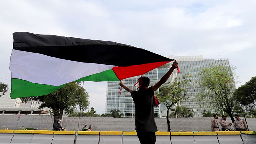 Solidaritas untuk Palestina di Kedubes AS, Kutuk Aksi Brutal Israel - Bagian 1