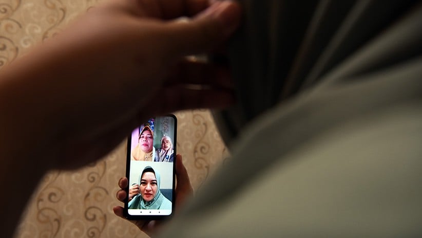Mudik Dilarang, Silaturahmi bersama Keluarga Digelar Secara Virtual - Bagian 3