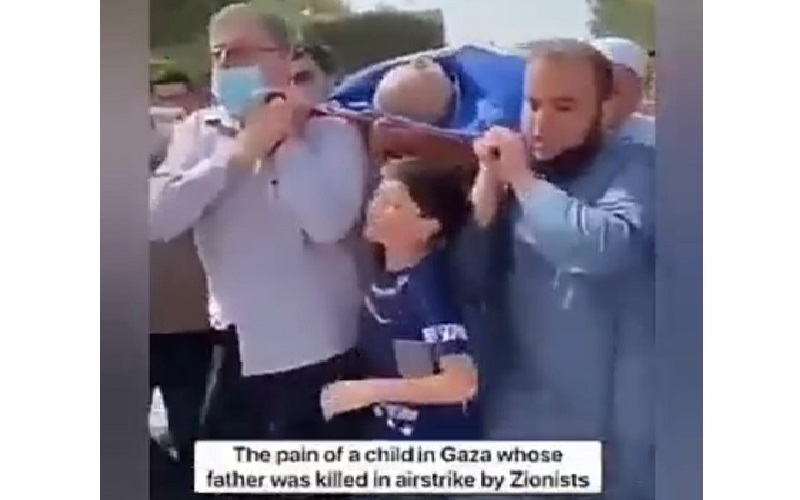 Miris, Ayah Tewas Dibunuh Israel, Bocah Palestina Nangis sambil Lari Iringi Pemakamannya
