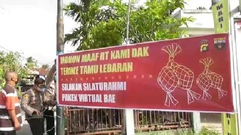 Cegah Penularan Covid-19, Satu RT di Jambi Tidak Terima Tamu Lebaran