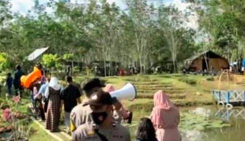 Tak Terima Pengunjung Dibubarkan, Pengelola Wisata di Tebo Nekat Lawan Satgas Covid-19