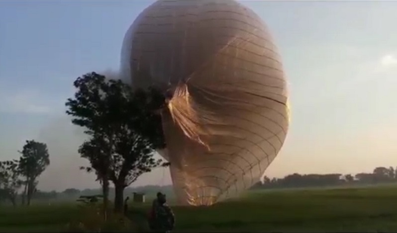 Lari di Pematang Sawah, Polisi Gagalkan Penerbangan Balon Udara Raksasa
