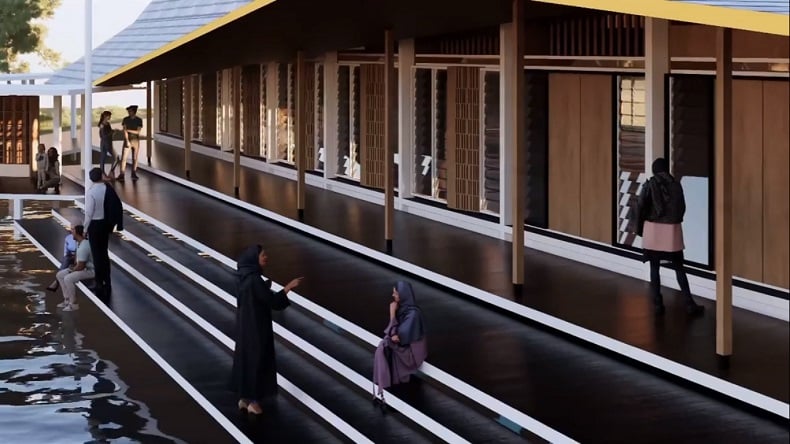 Desain Masjid Apung, Wali Kota Edi Rusdi Kamtono Unggah Ilustrasi di Instagram