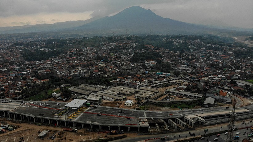 Penampakan Simpang Susun Cileunyi, Menghubungkan Tol Purbaleunyi dan Cisumdawu - Bagian 3