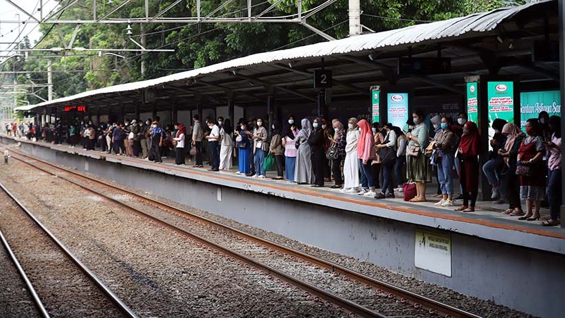 Aktivitas Perkantoran Jakarta Kembali Normal usai Lebaran - Bagian 1