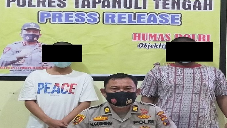 Terjaring Razia di Hotel, 2 Pria Ditangkap Polres Tapteng karena Kantongi Sabu