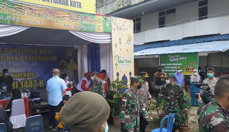 title Arus Balik, Pangdam XII/Tanjungpura Tinjau Pos Penyekatan di Batu Layang Arus Balik, Pangdam XII/Tanjungpura Tinjau Pos Penyekatan di Batu Layang