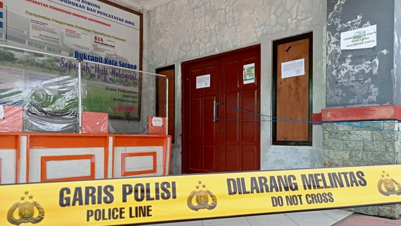 Polisi Selidiki Kasus Pencurian Komputer di Dinas Dukcapil Sorong